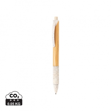 Logotrade corporate gift image of: Bamboo & wheat straw pen